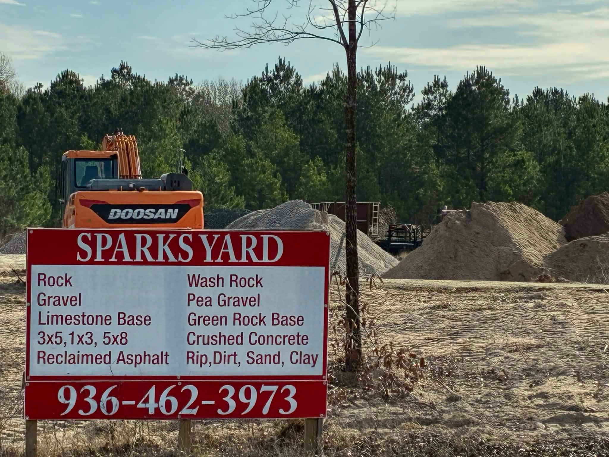 Sparks Yard materials and support